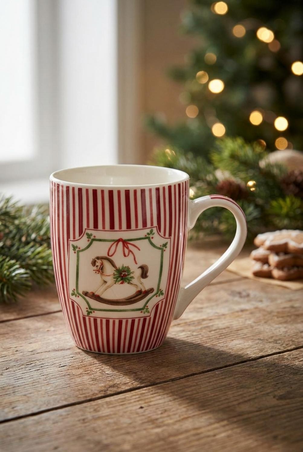 Magic Noel Tazza Rosso Cavallo