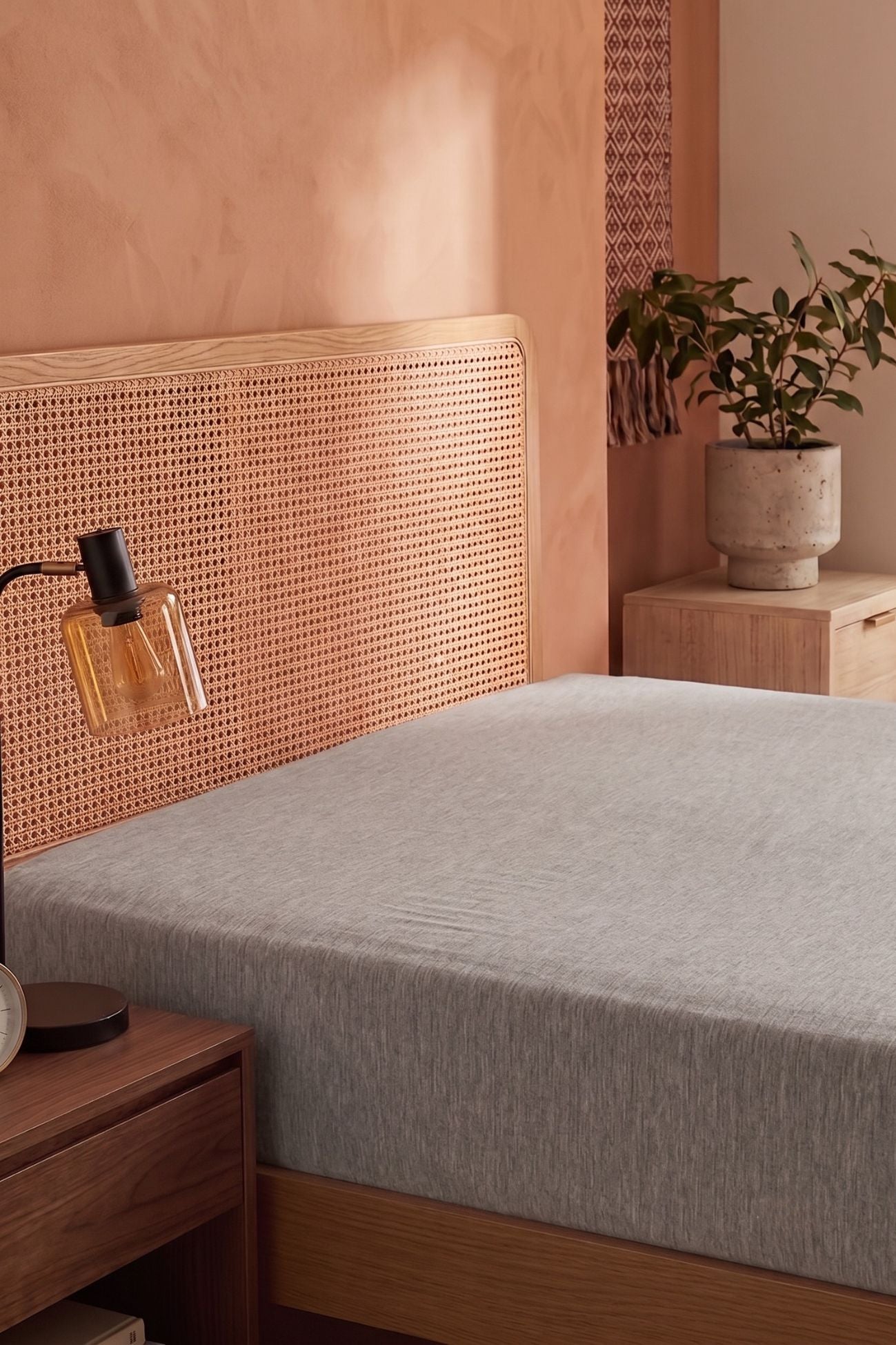 Natura Lenzuolo Inferiore Chambray Grigio