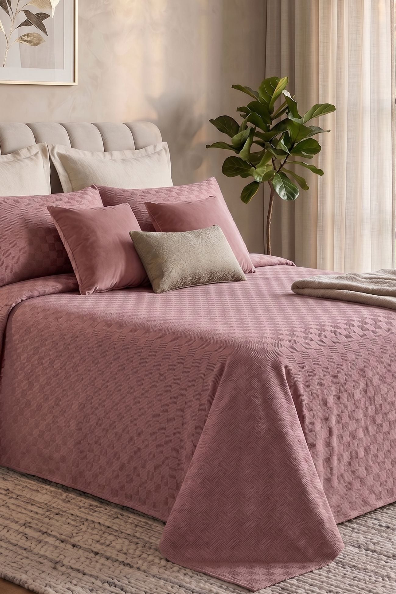 Ostuni Copriletto Rosa Antico