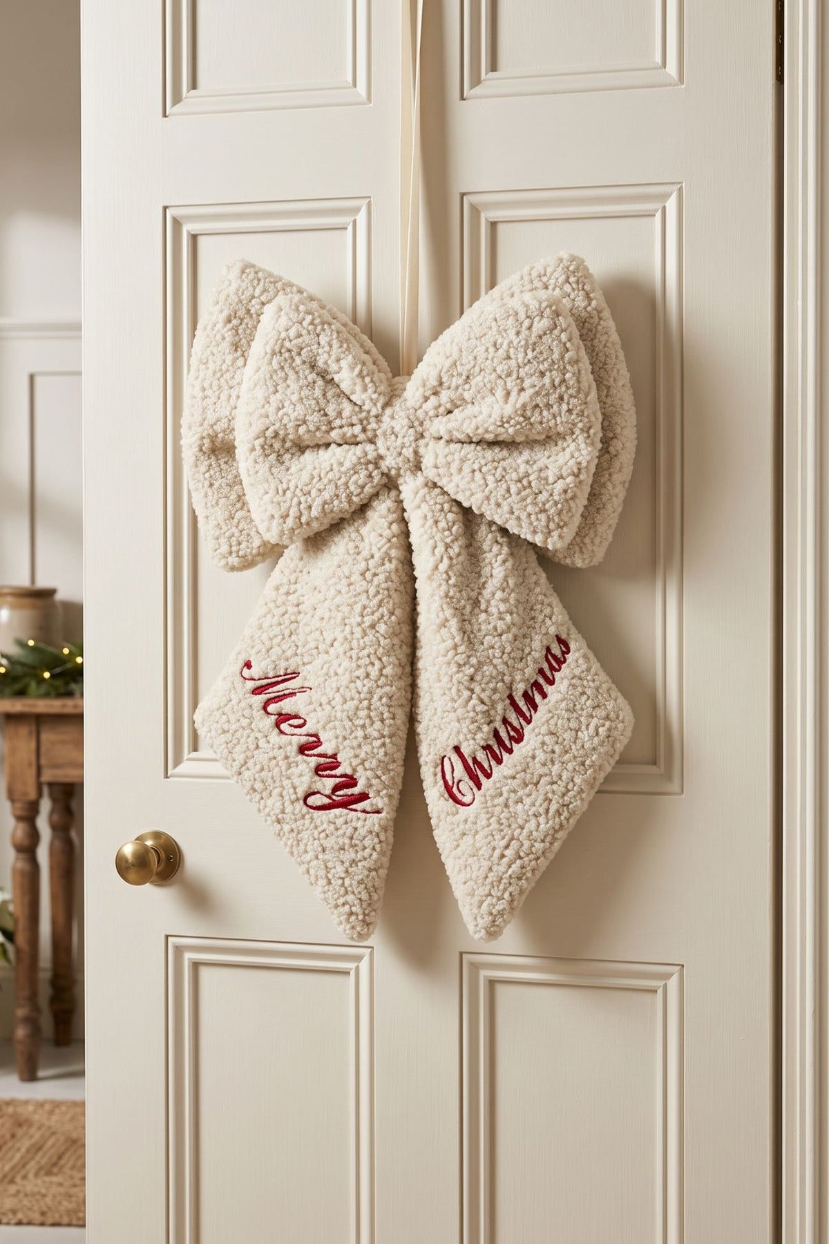 Cottage Fiocco Teddy Merry Christmas