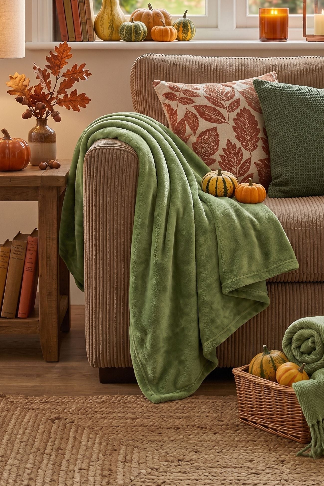 Racconti D'Autunno Plaid Verde