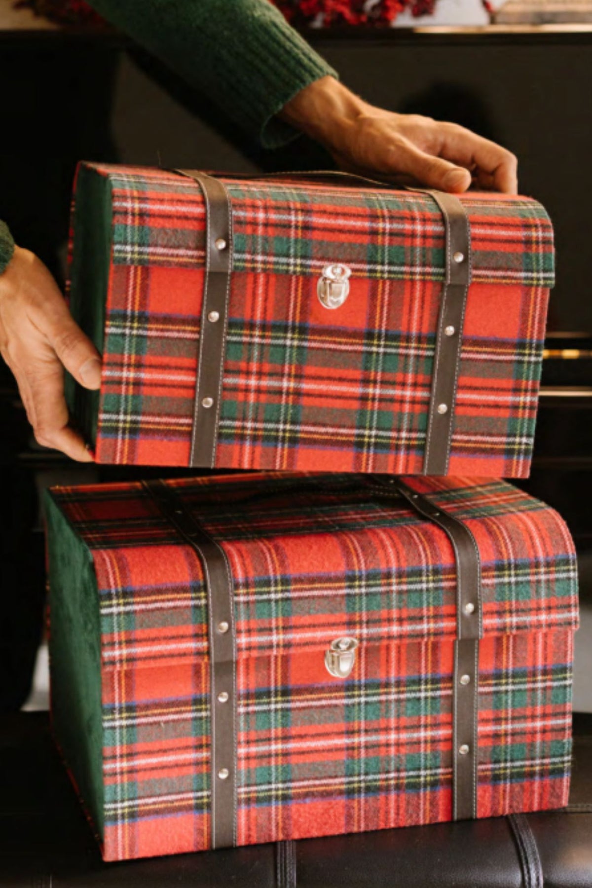 Christmas Is Coming Baule Tartan