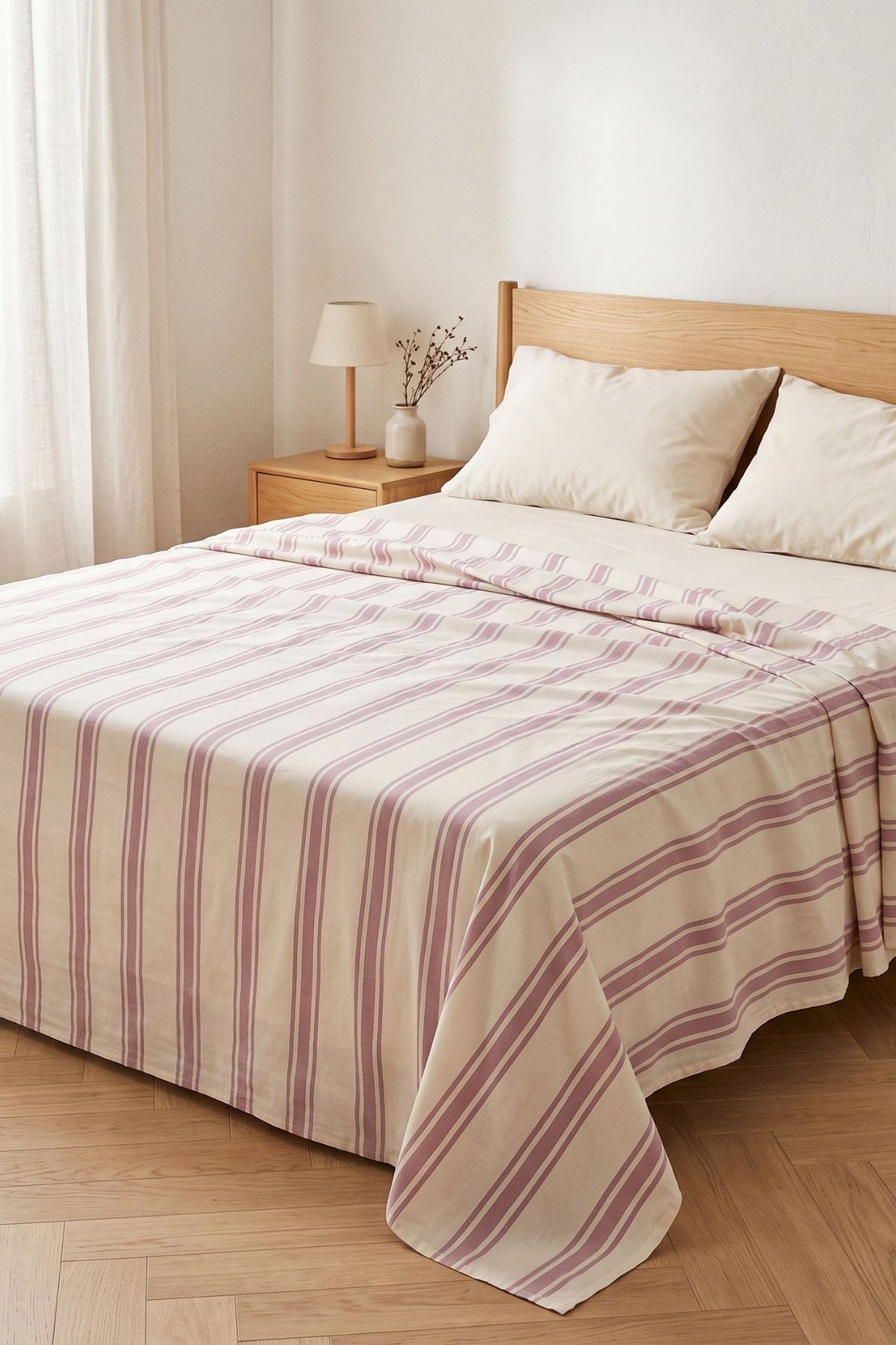 Natura Lenzuolo Sopra Ninfa Rosa