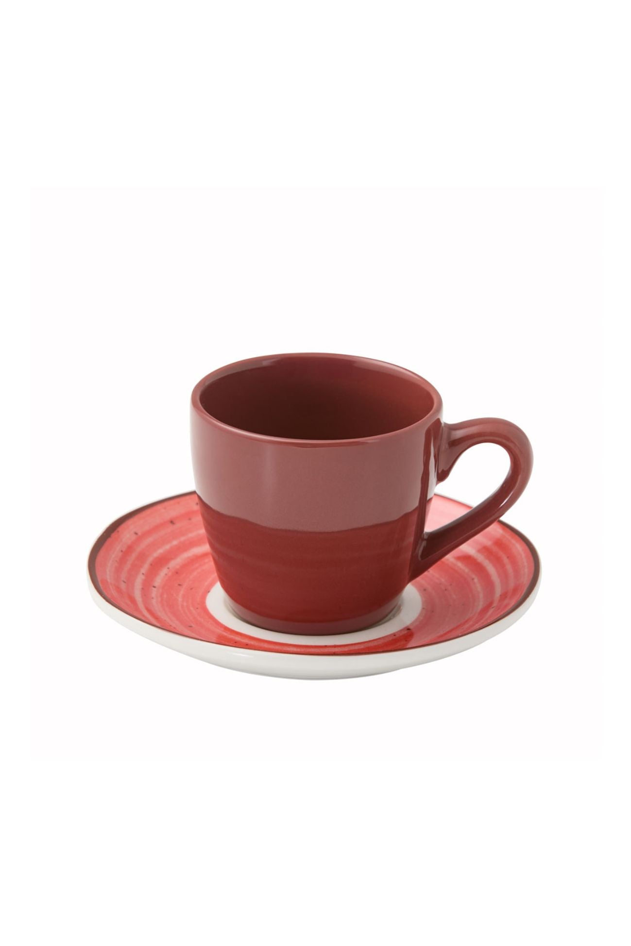 Daily Tazzina e Piattino Rosso