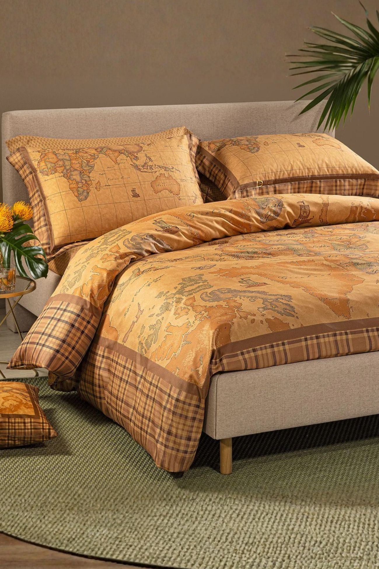 Geo Tartan Copripiumino