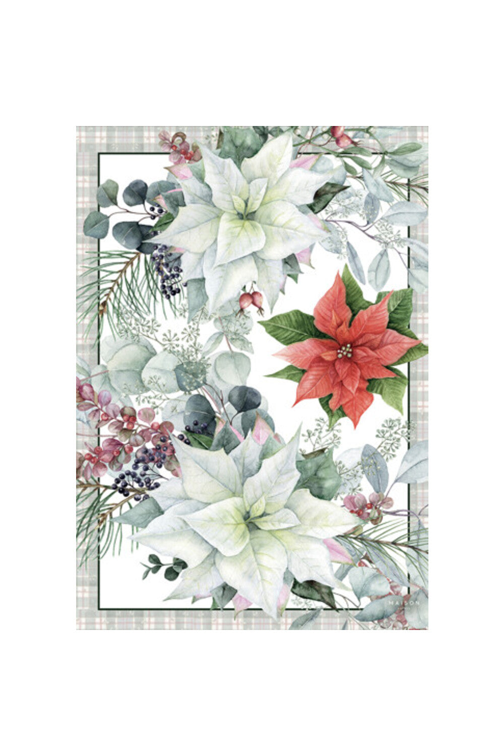 Natale In Salotto Strofinaccio Fiore
