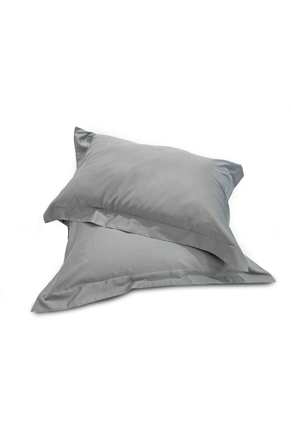 Giotto Set Federe Raso Cotone Grigio