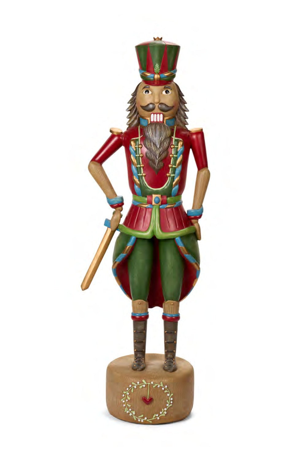 Vintage Toys Schiaccianoci in Resina Rosso