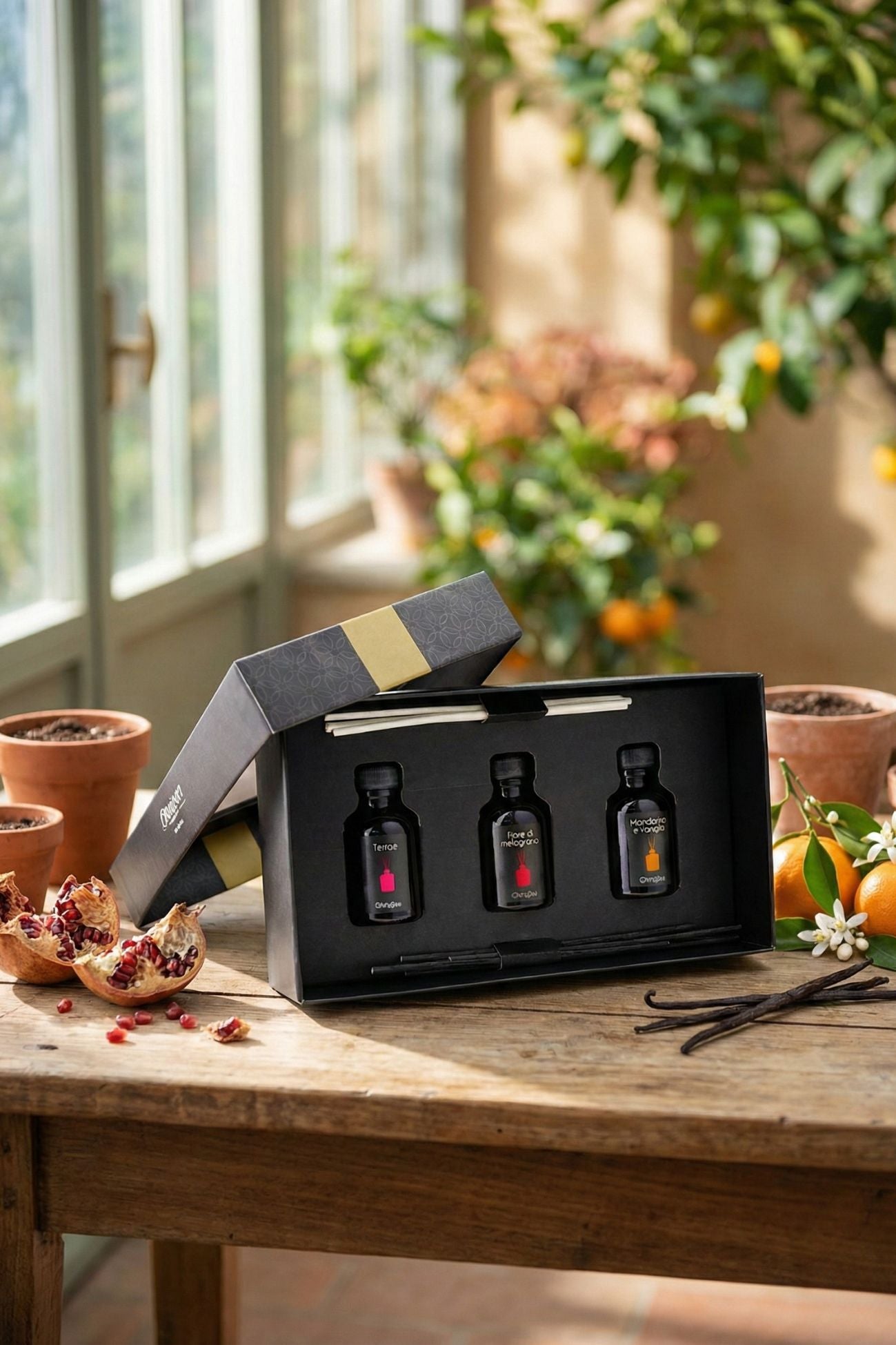 Gift Pack 1C Terrae Fiore di Melograno Mandarino e Vaniglia