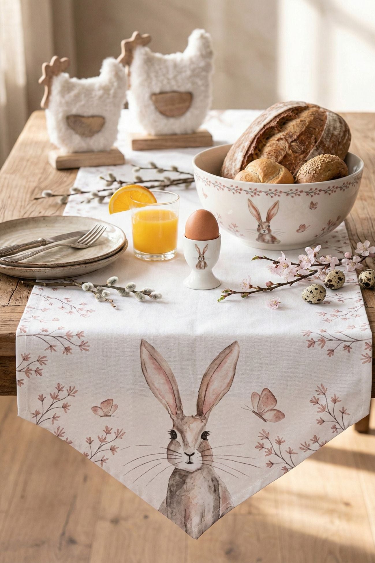 Rustic Easter Bunny Runner