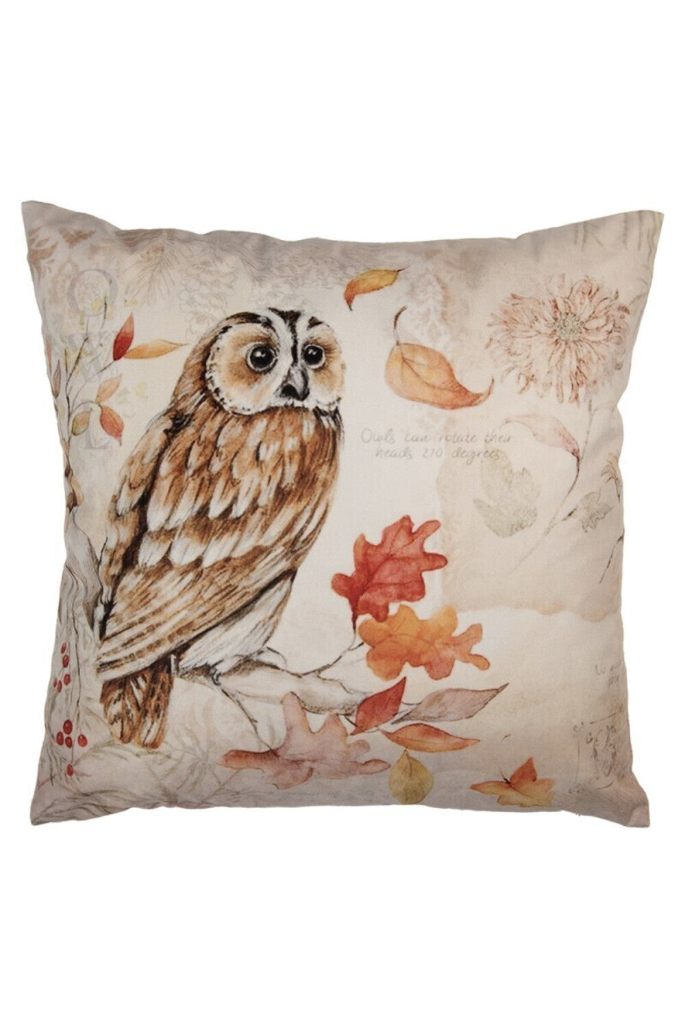 Woodland Owl Federa Cuscino