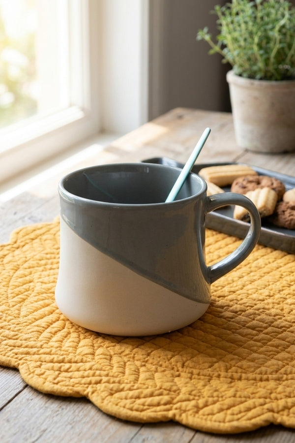 Kamilla Tazza Grigio e beige