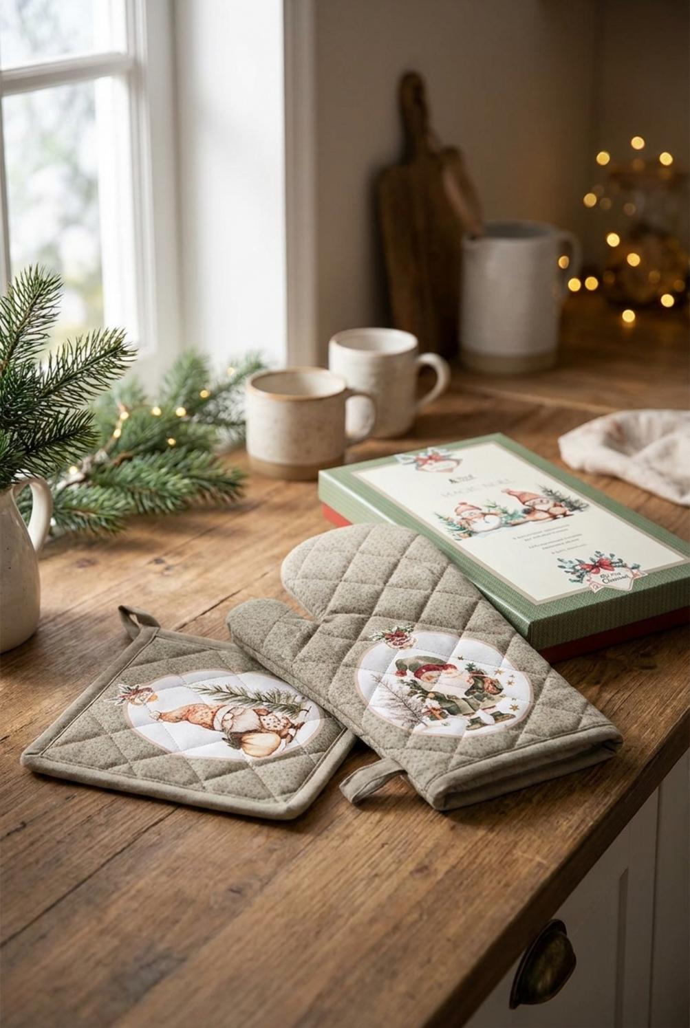 Magic Noel Set Guantone Presina Verde