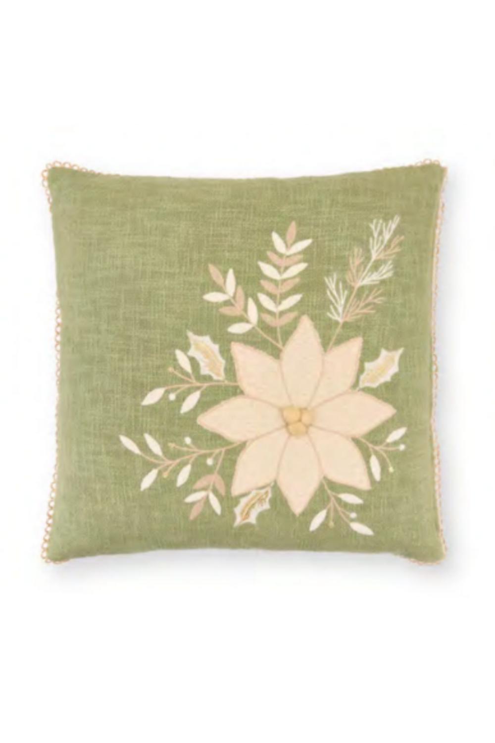 Silent Gold Cuscino Verde Stella Alpina