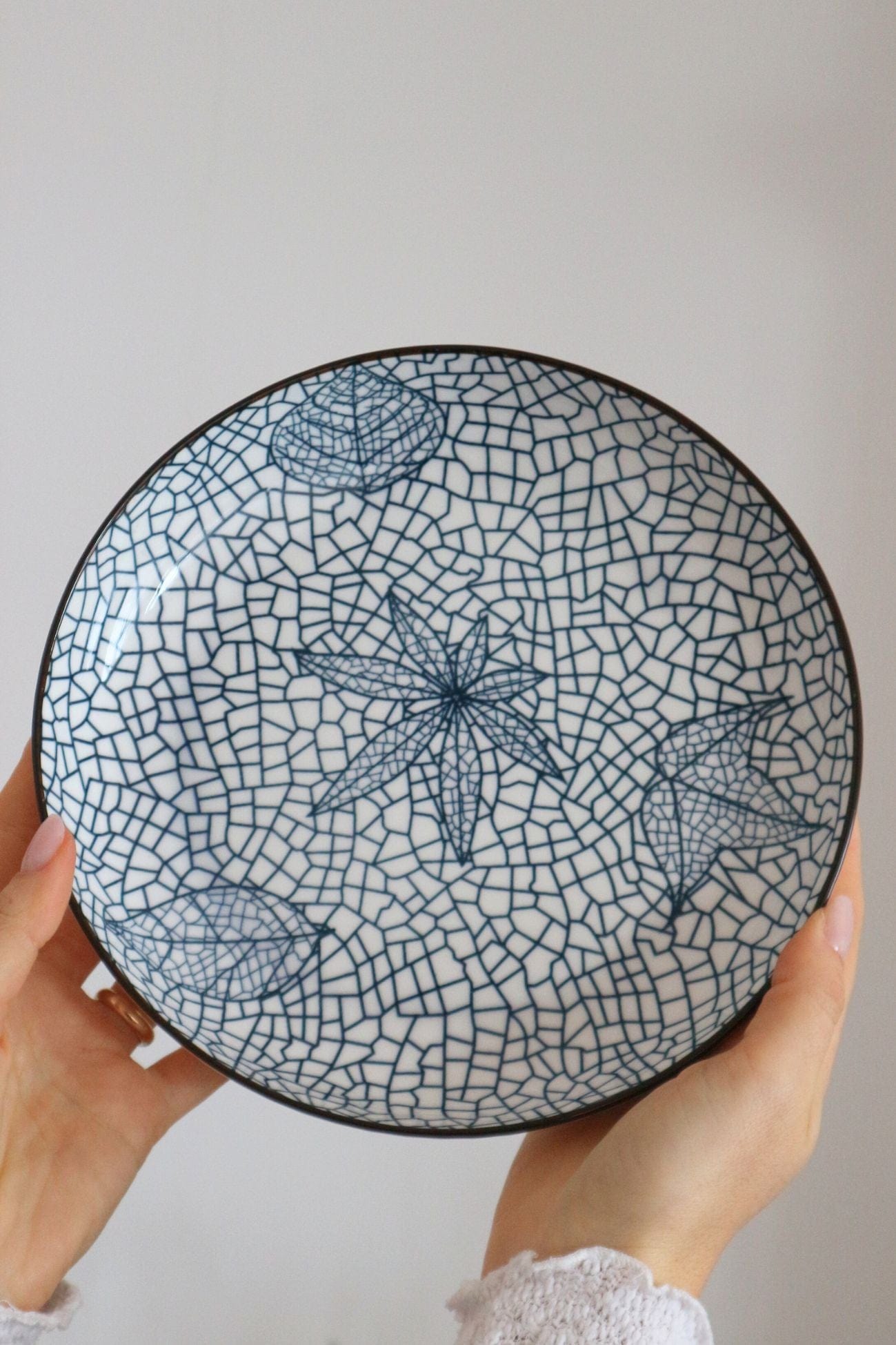 Antiope Design Kishi Kishi - Foliage - Piatto fondo in porcellana in stile orientale
 | Antiope Design