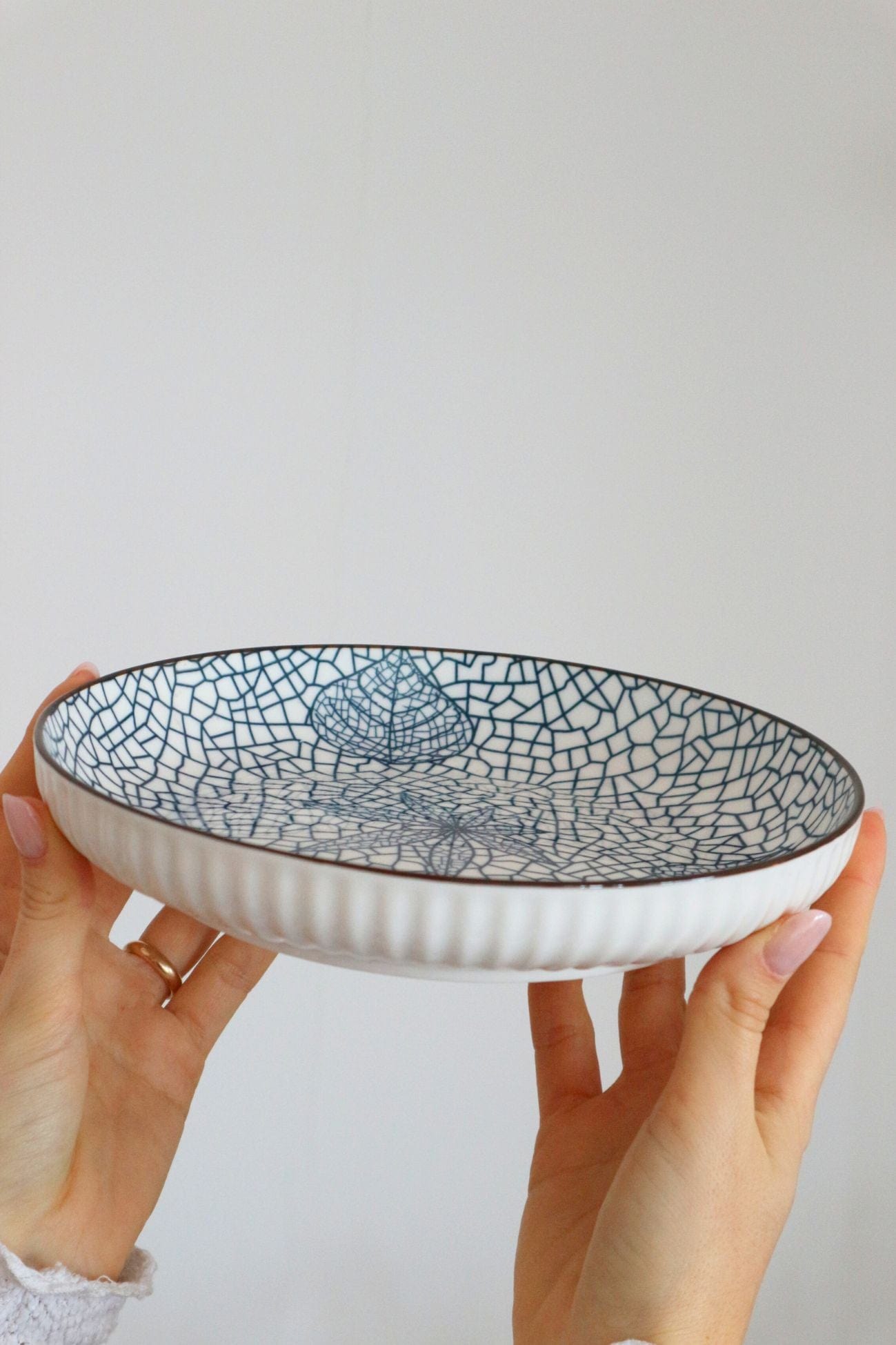 Antiope Design Kishi Kishi - Foliage - Piatto fondo in porcellana in stile orientale
 | Antiope Design