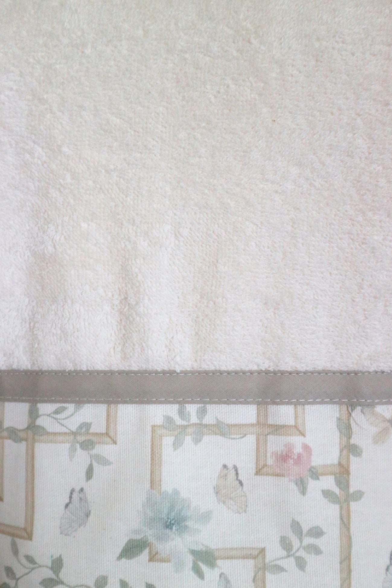 Blanc MariClo' Floral Twist Floral Twist - Coppia asciugamano viso e ospite in cotone | Blanc MariClo'