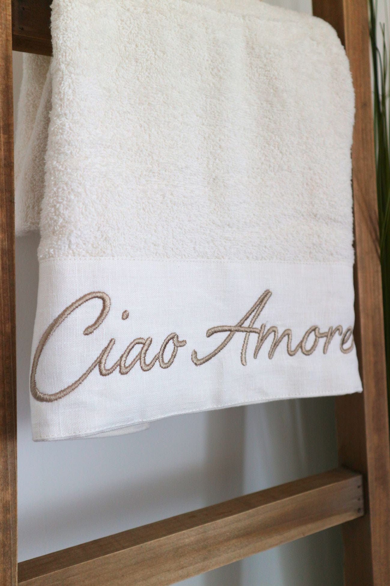 Blanc MariClo' Floral Twist Floral Twist - Coppia asciugamano viso e ospite in cotone | Blanc MariClo'