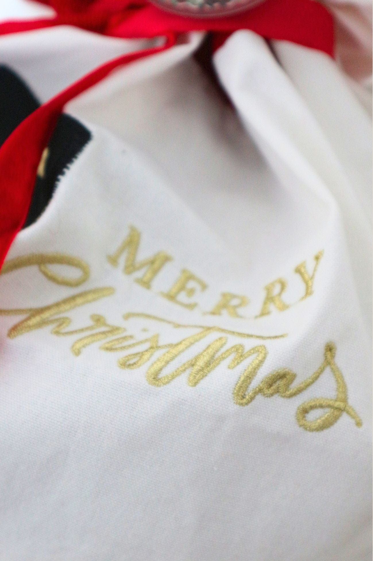Blanc MariClo' Lo Schiaccianoci Lo Schiaccianoci - Sacca per regali di Natale con schiaccianoci | Blanc MariClo'