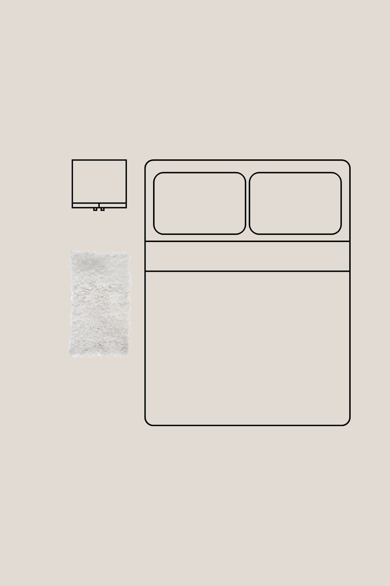 Blanc MariClo' Soft Neige Soft Neige - Soft Neige - Tappetino bianco a lunghe frange in cotone 80x50 | Blanc MariClo'