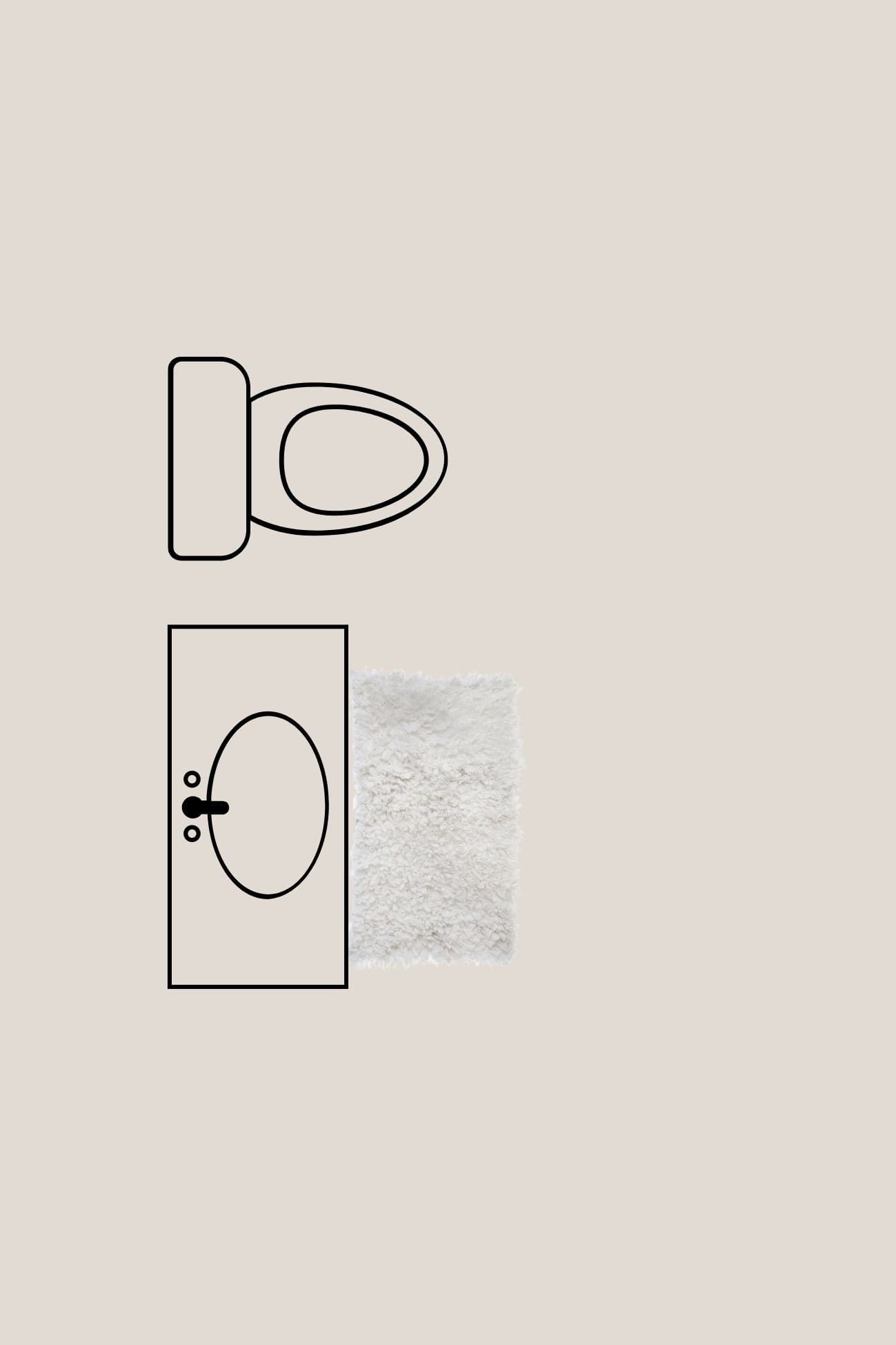 Blanc MariClo' Soft Neige Soft Neige - Soft Neige - Tappetino bianco a lunghe frange in cotone 80x50 | Blanc MariClo'