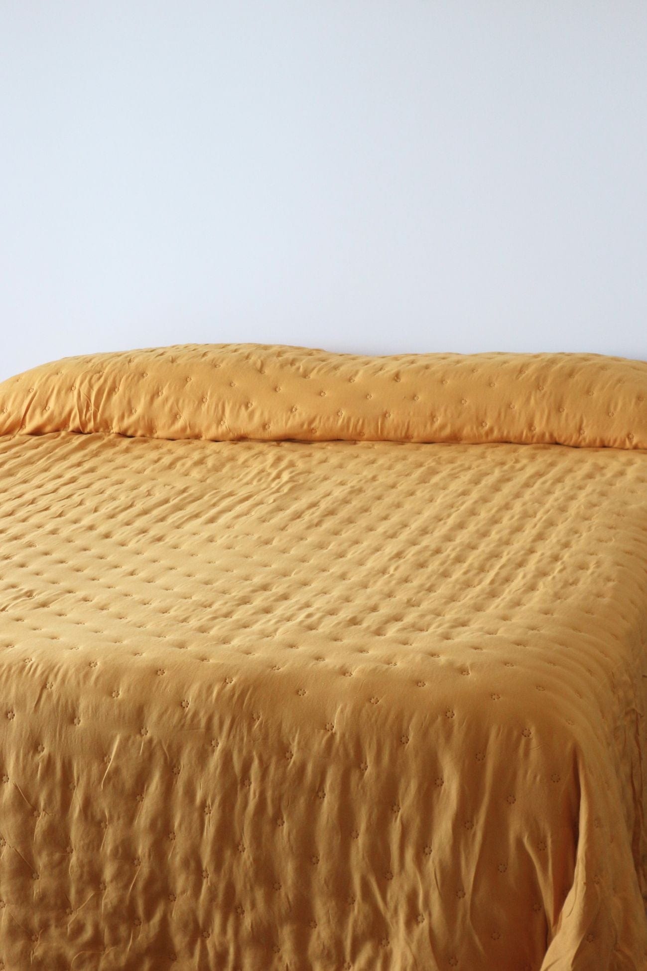 Blanc MariClo' Topazio Topazio - Topazio - Trapunta boutis in microfibra ocra - 2 dimensioni | Blanc MariClo'