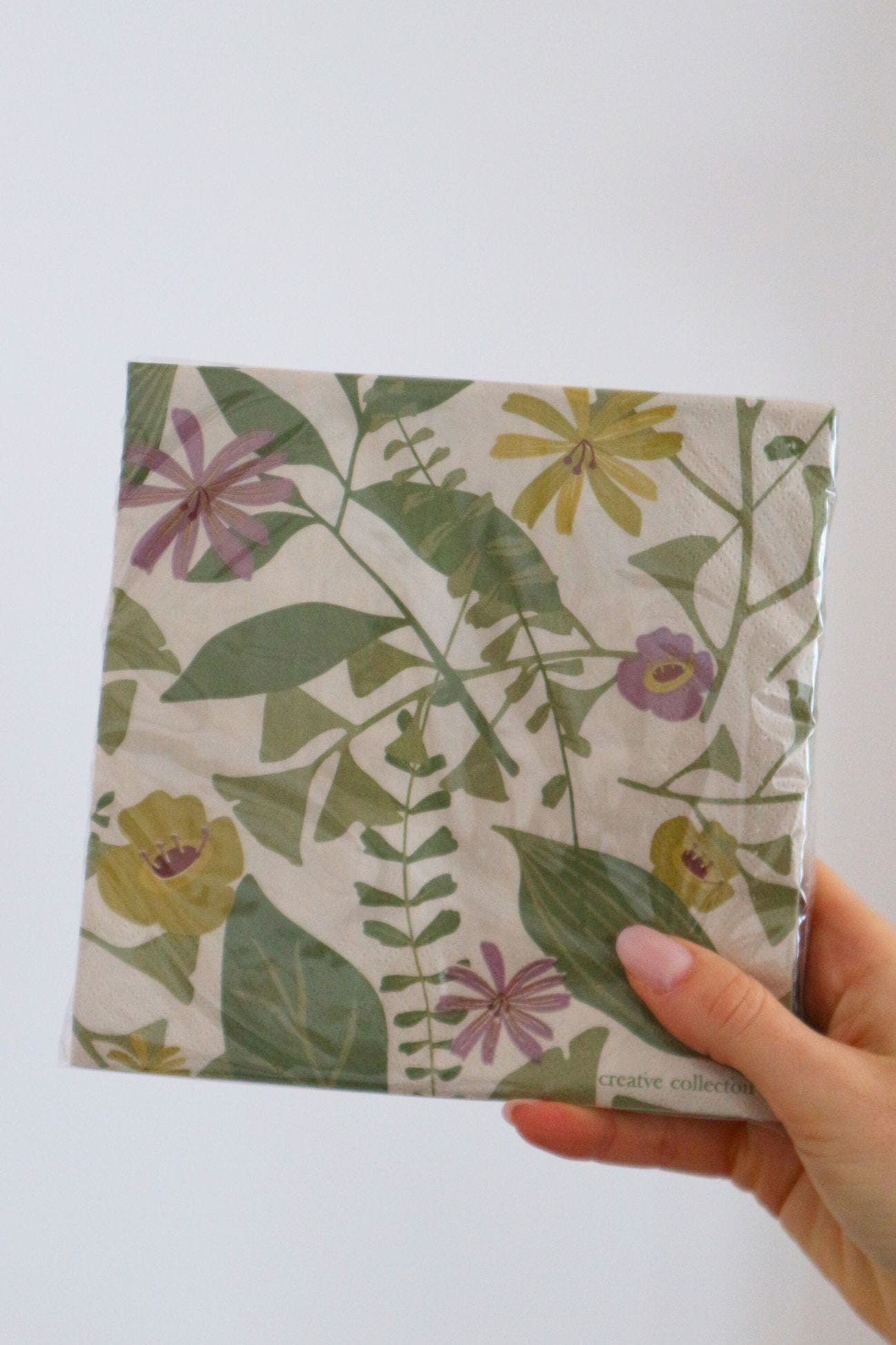 Bloomingville Camelie Camelie - Set di 20 tovaglioli in carta con motivo floreale | Bloomingville