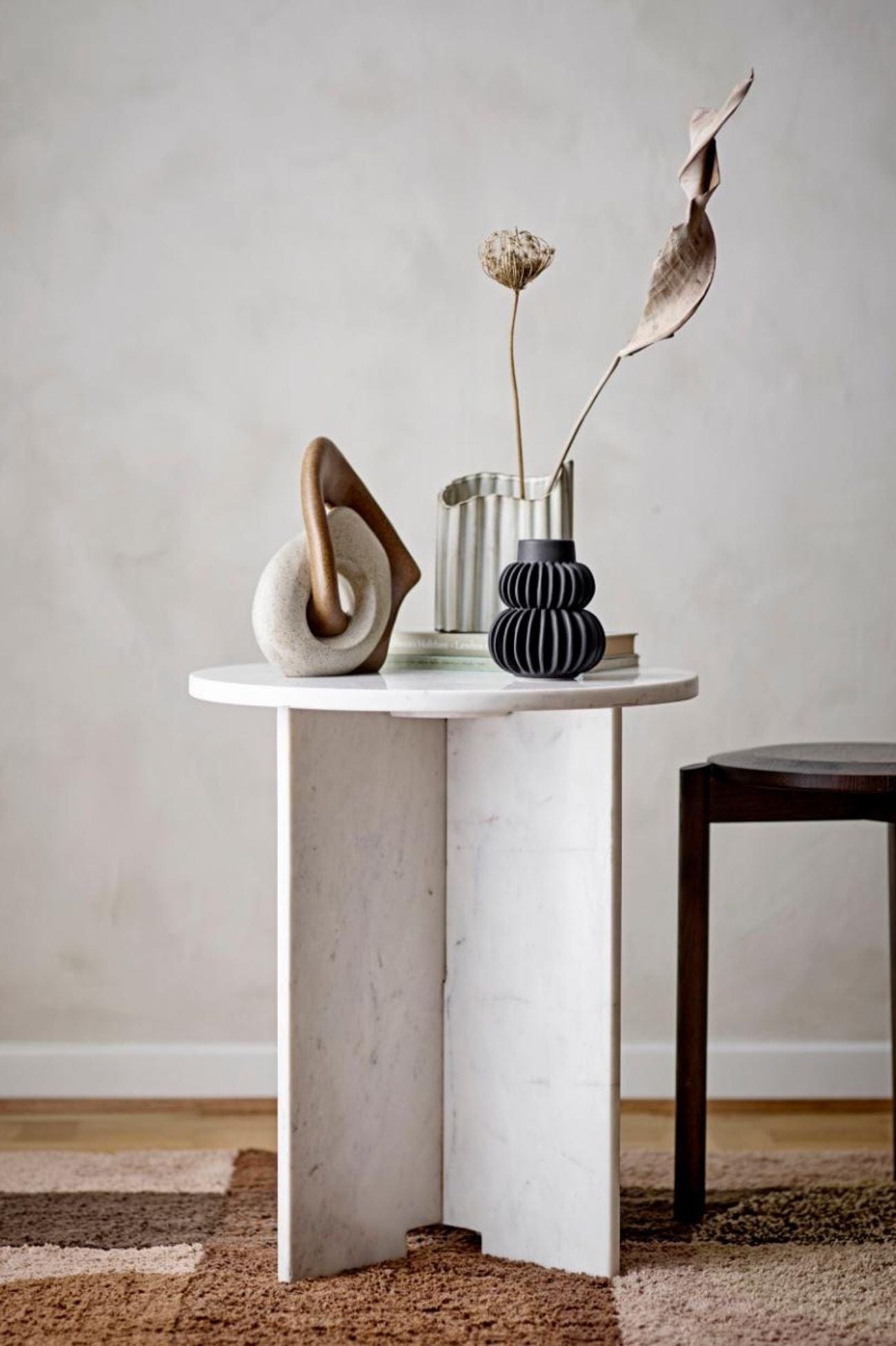 Bloomingville Esad Esad - Decorazione di design in poliresina effetto marmo | Bloomingville