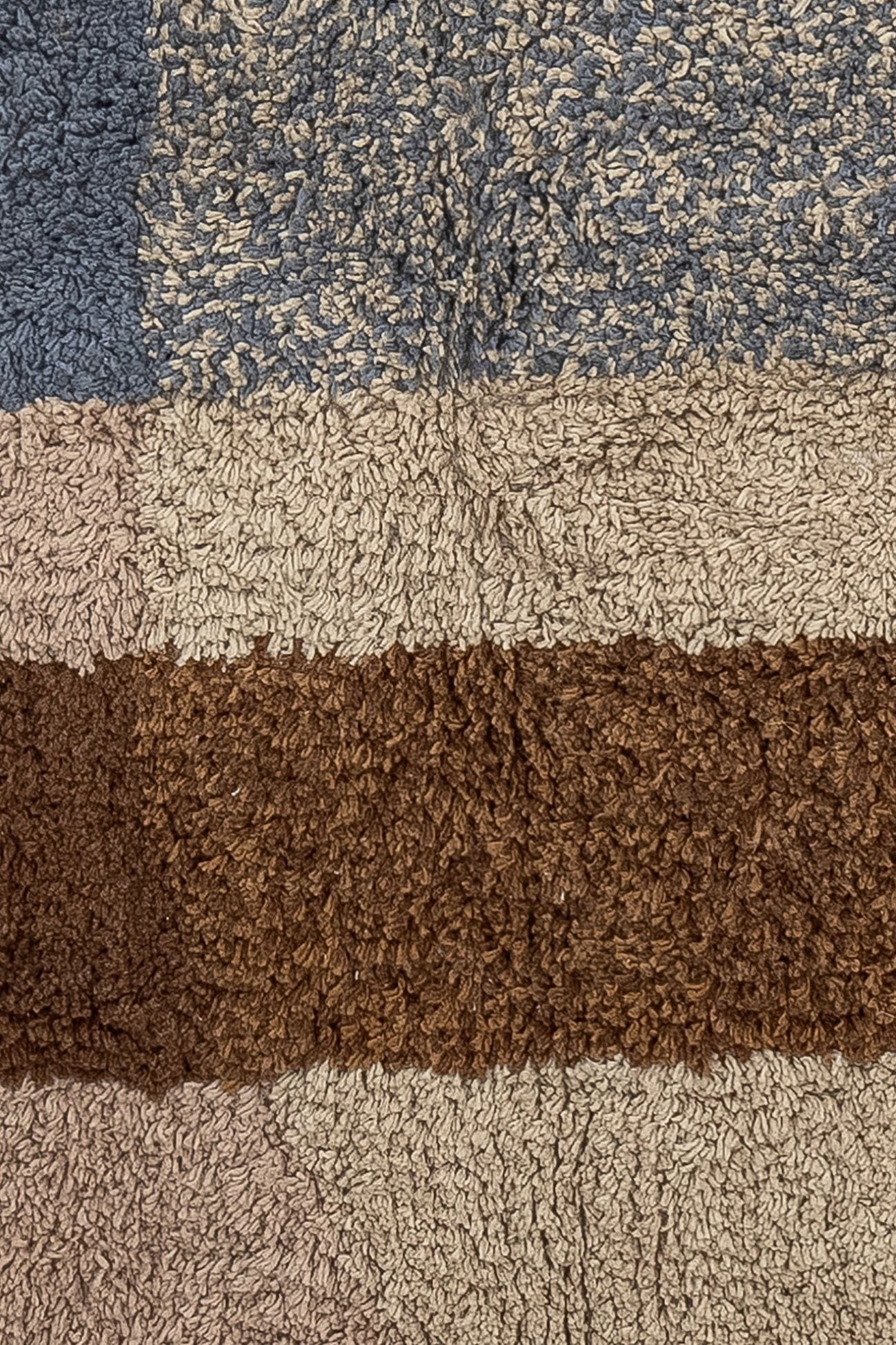 Bloomingville Zofia Zofia - Tappeto rettangolare in cotone marrone | Bloomingville