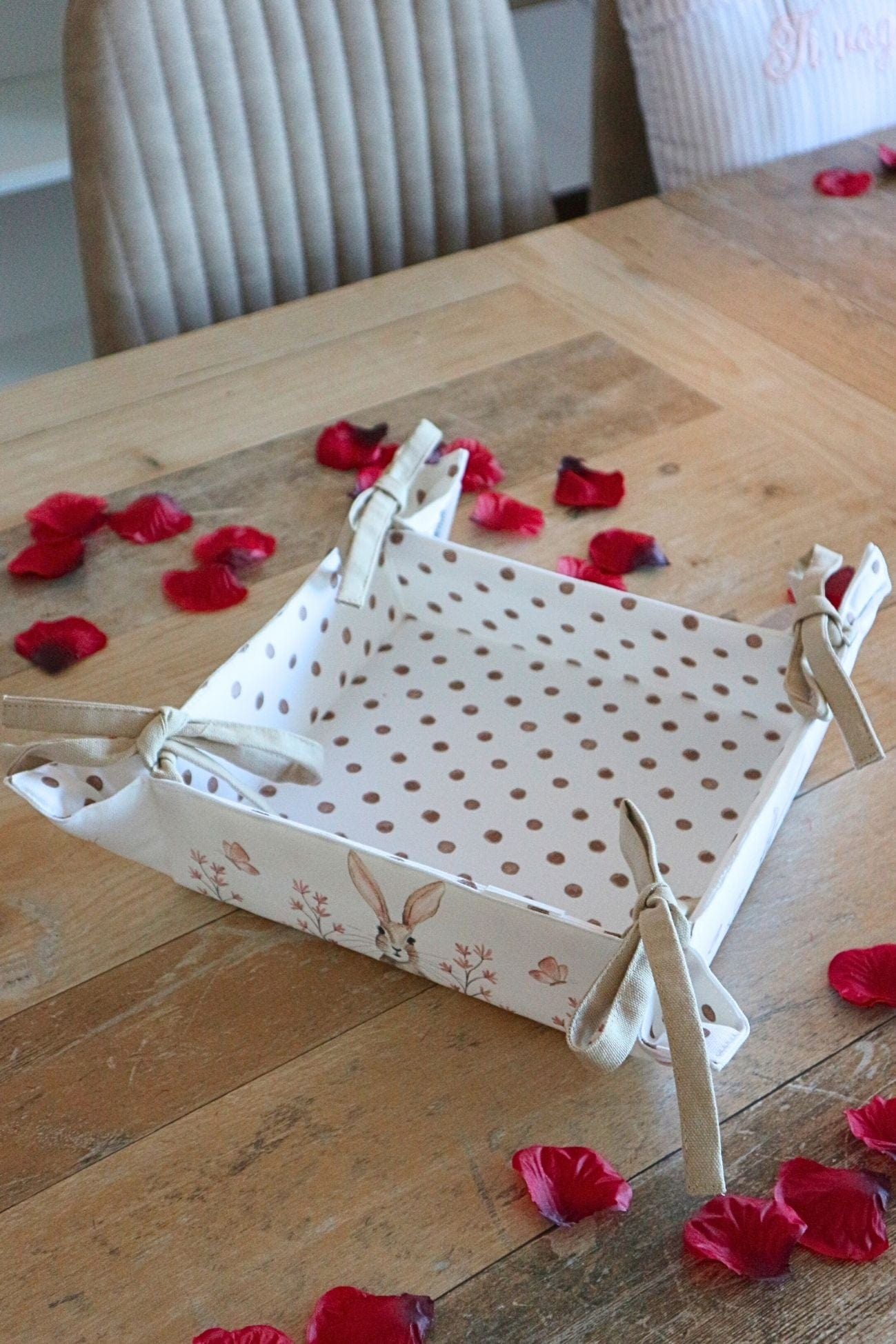 Clayre & Eef Tappo Tappo - Cestino pasquale per il pane in cotone | Clayre & Eef