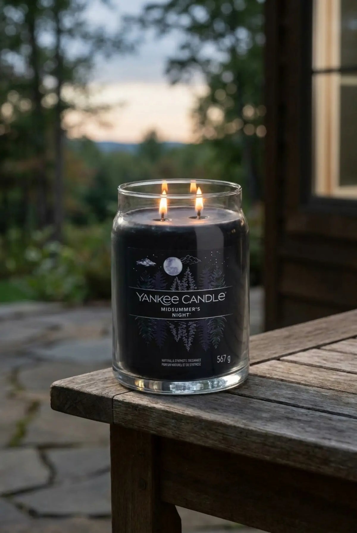キャンドル Yankee Candle MidSummer's NightSignature Midsummer's Night - Fresh and Clean Scented Jar Candle | Yankee Candle