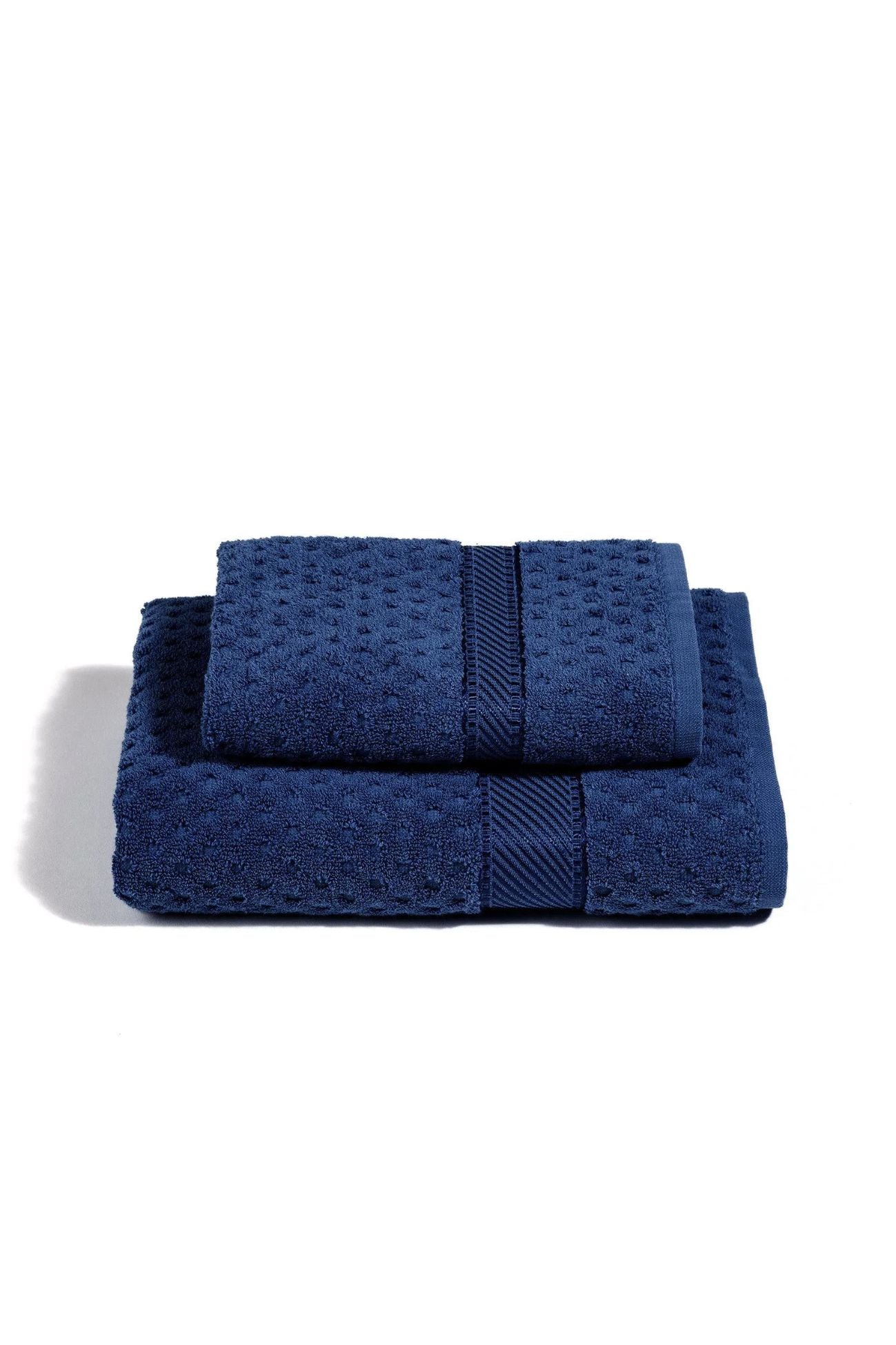 Sirena Coppia Asciugamani Blu Notte