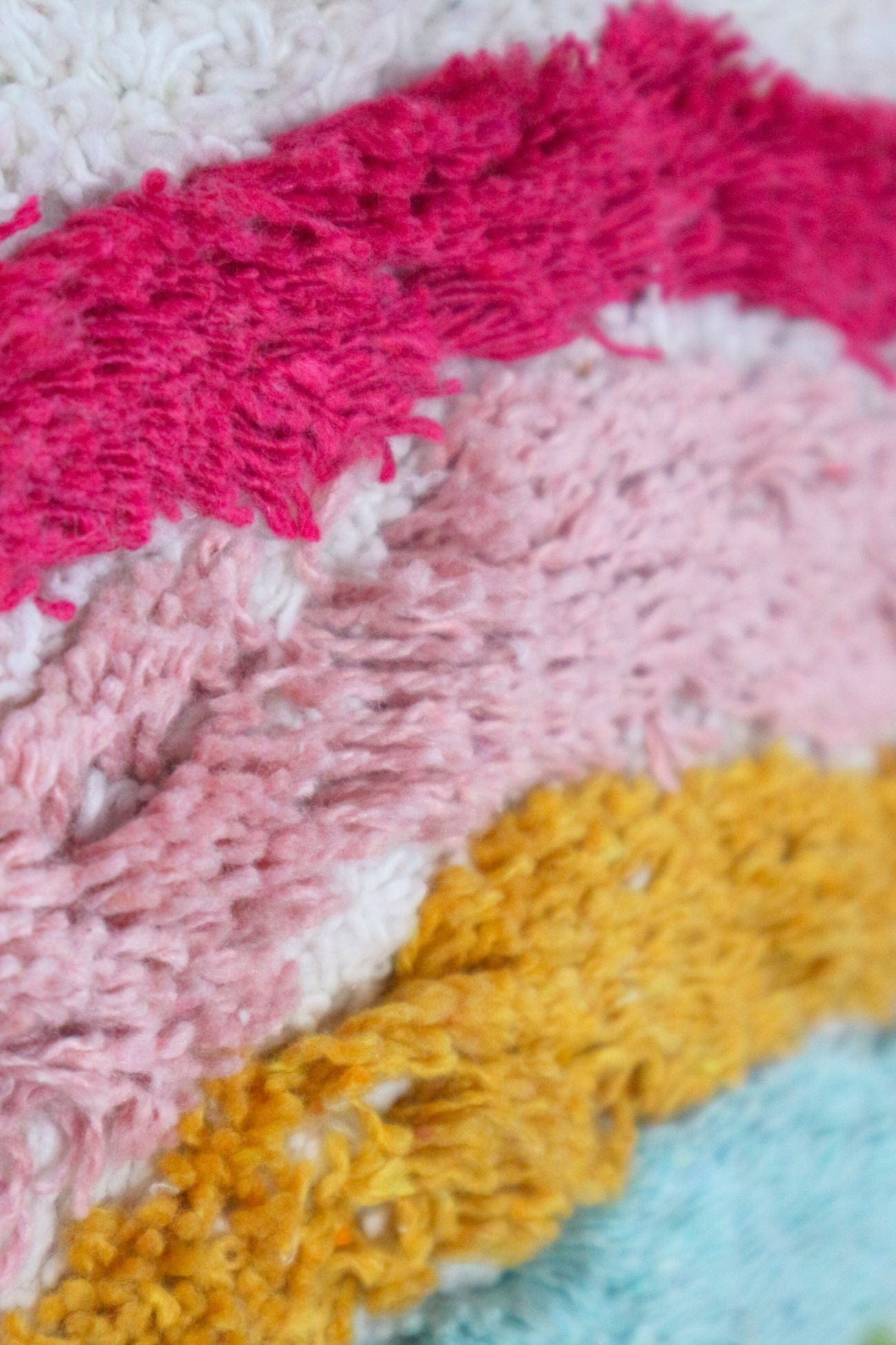 Item International Cal Cal - Tappetino in cotone con arcobaleno 60x40 | Item International