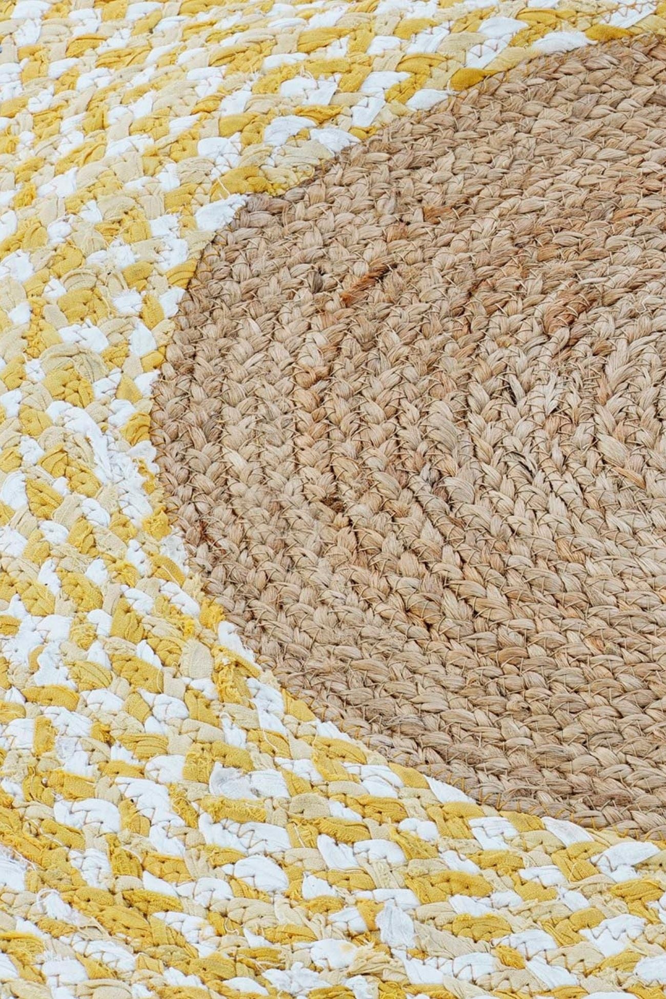 Item International Dalton Dalton - Tappeto tondo in juta e cotone 148cm | Item International