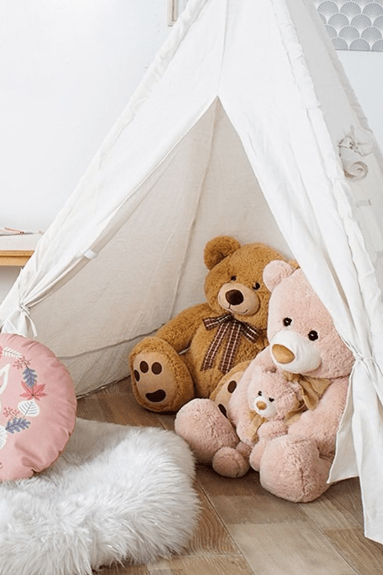 Item International Dubu Peluche orsacchiotto marrone per bambini