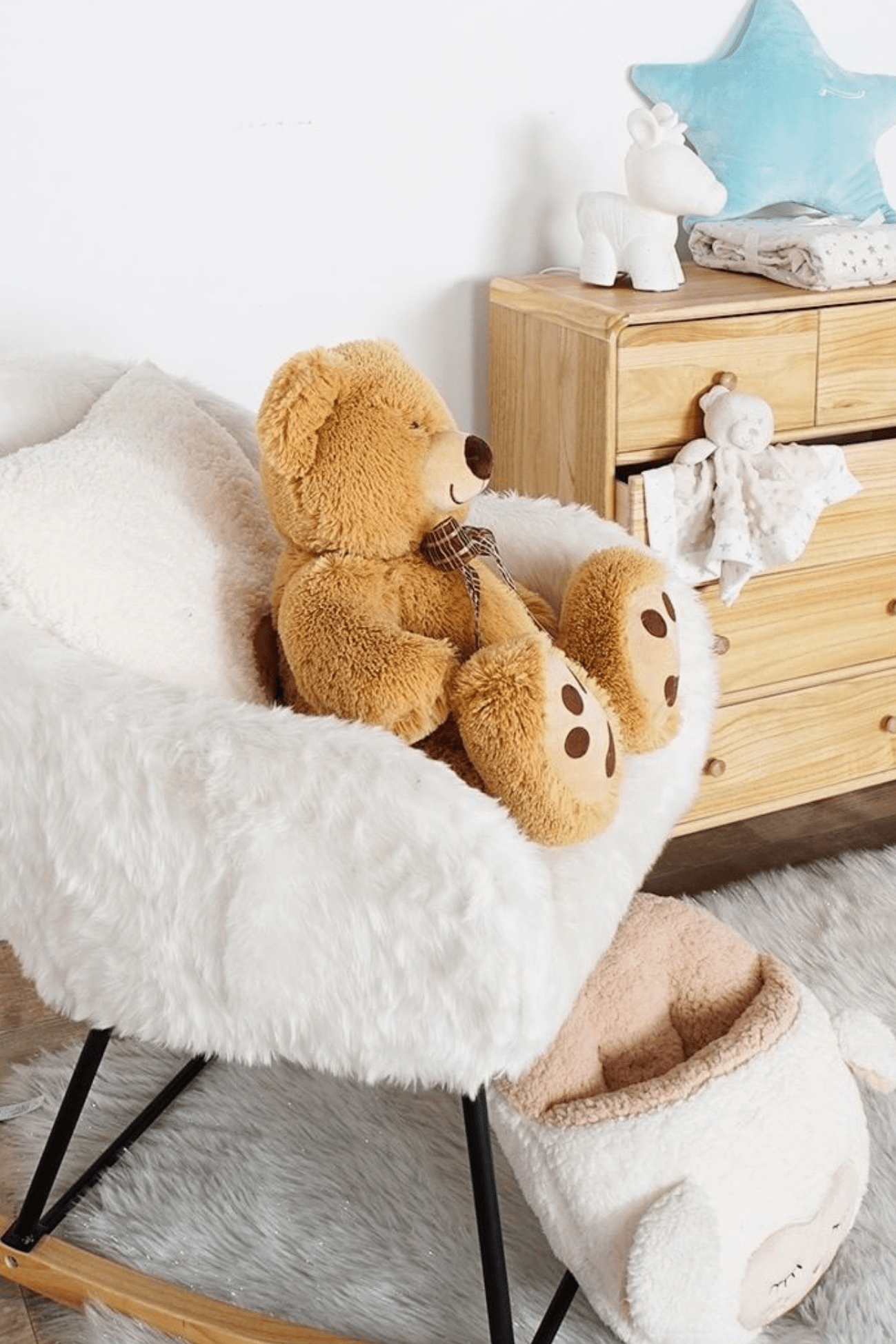 Item International Dubu Peluche orsacchiotto marrone per bambini