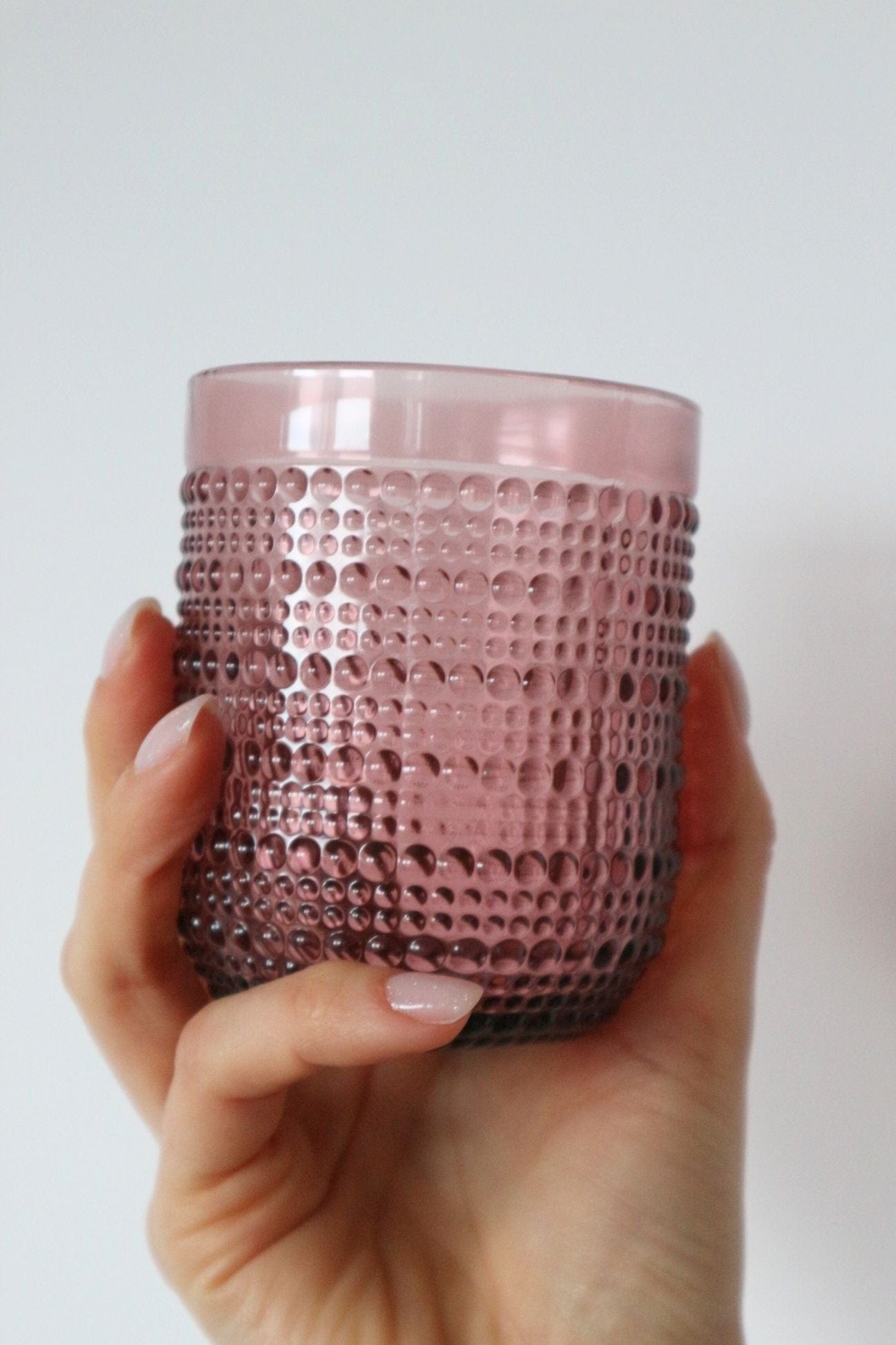 Item International Ermes Ermes - Bicchiere di vetro rosa 240ml | Item International
