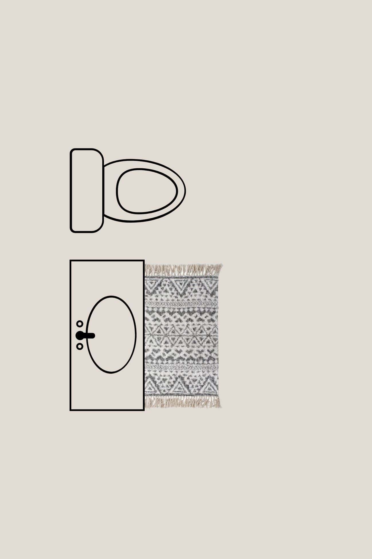 Item International Esme Esme - Tappetino in cotone in stile boho 80x50 | Item International