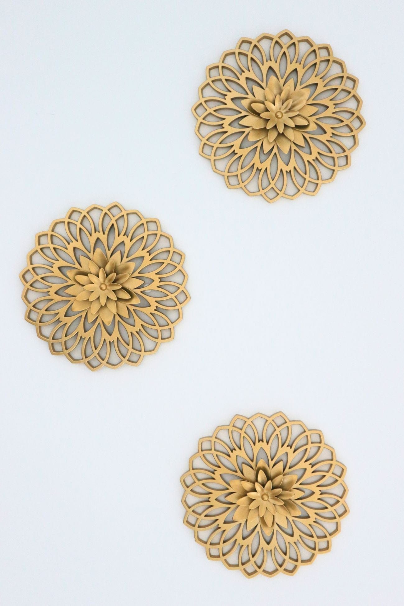 Item International Naima Naima - Set di 3 decorazioni murali dorate | Item International