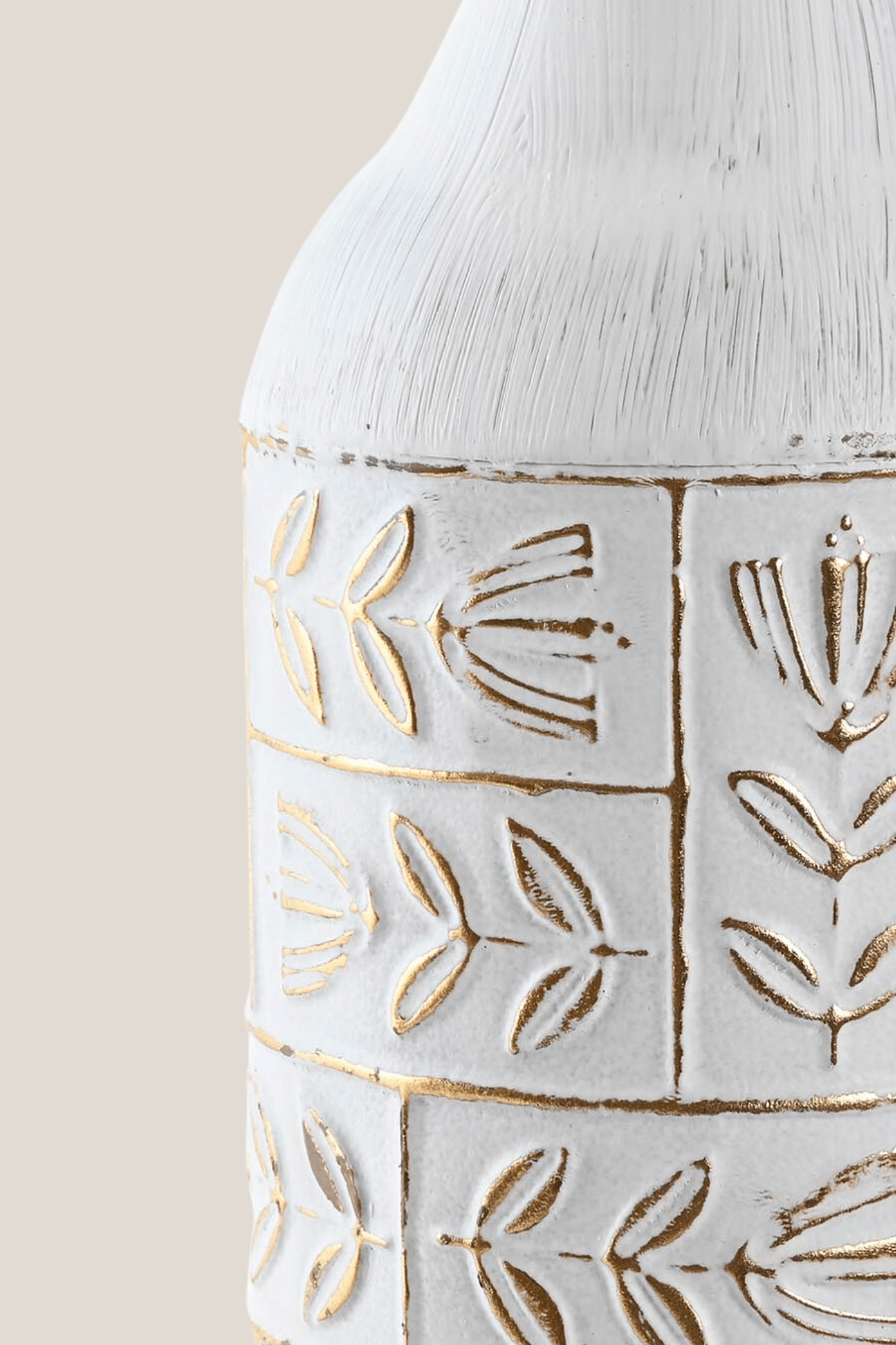 Item International Viha Vaso grande in metallo in stile boho