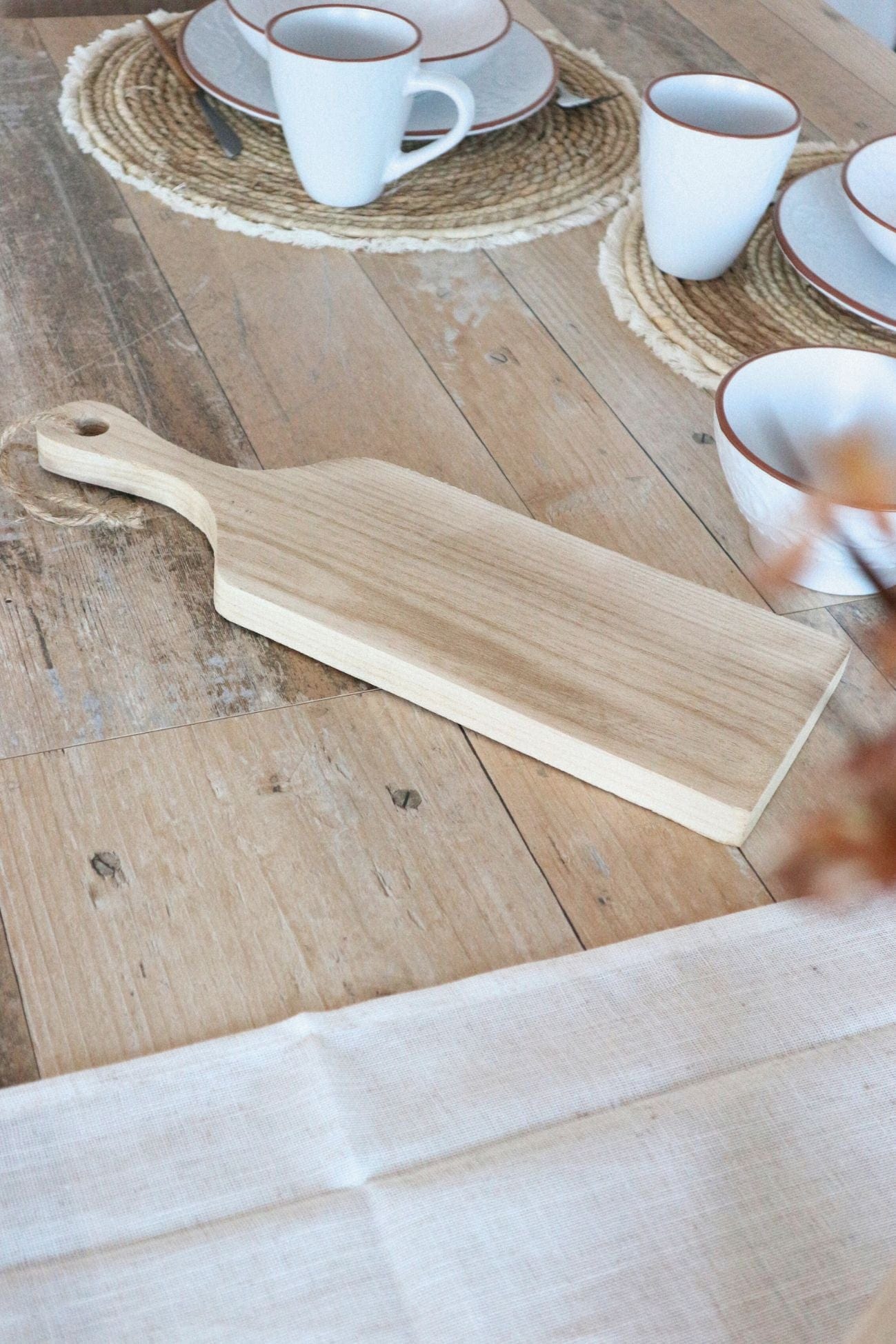 Tagliere Spritz Legno Faggio Con Coppette Ceramica - Fatto A Mano In Italia, L32xP12cm - Foto 10