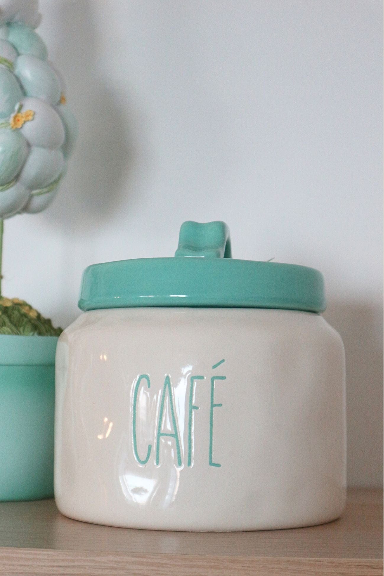 Jolipa Cissy Cissy - Barattolo in ceramica con scritta Coffee e Cafè | Jolipa