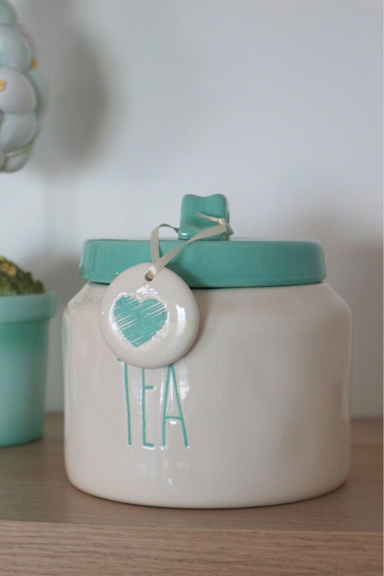 Jolipa Cissy Cissy - Barattolo in ceramica con scritta Thè e Tea | Jolipa