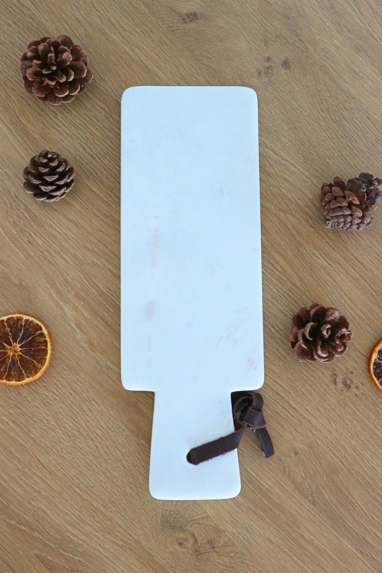 Jolipa Mabel Mabel - Tagliere rettangolare in marmo bianco 40x10 | Jolipa