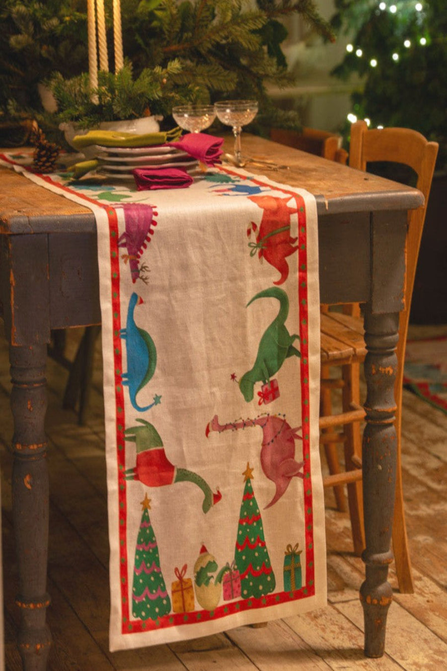 Jurassic Xmas Runner - ambientata