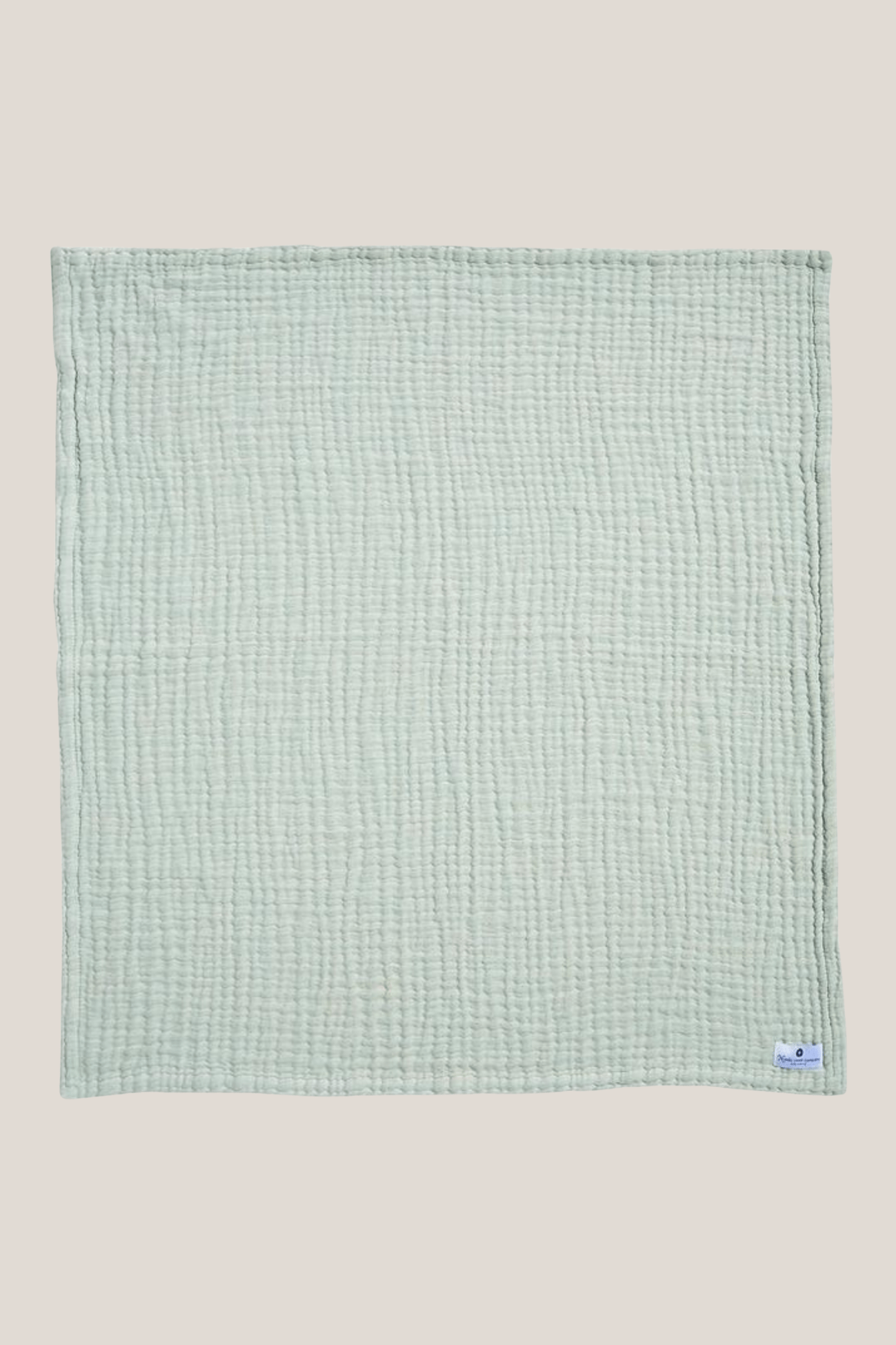 Nordic Coast Company Pluma Copertina in mussola per neonati verde menta 80x80