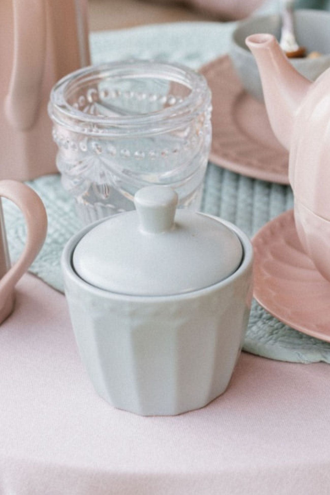 Nuvole di Stoffa Demetra Demetra - Zuccheriera in ceramica color tiffany 210 ml | Nuvole di Stoffa