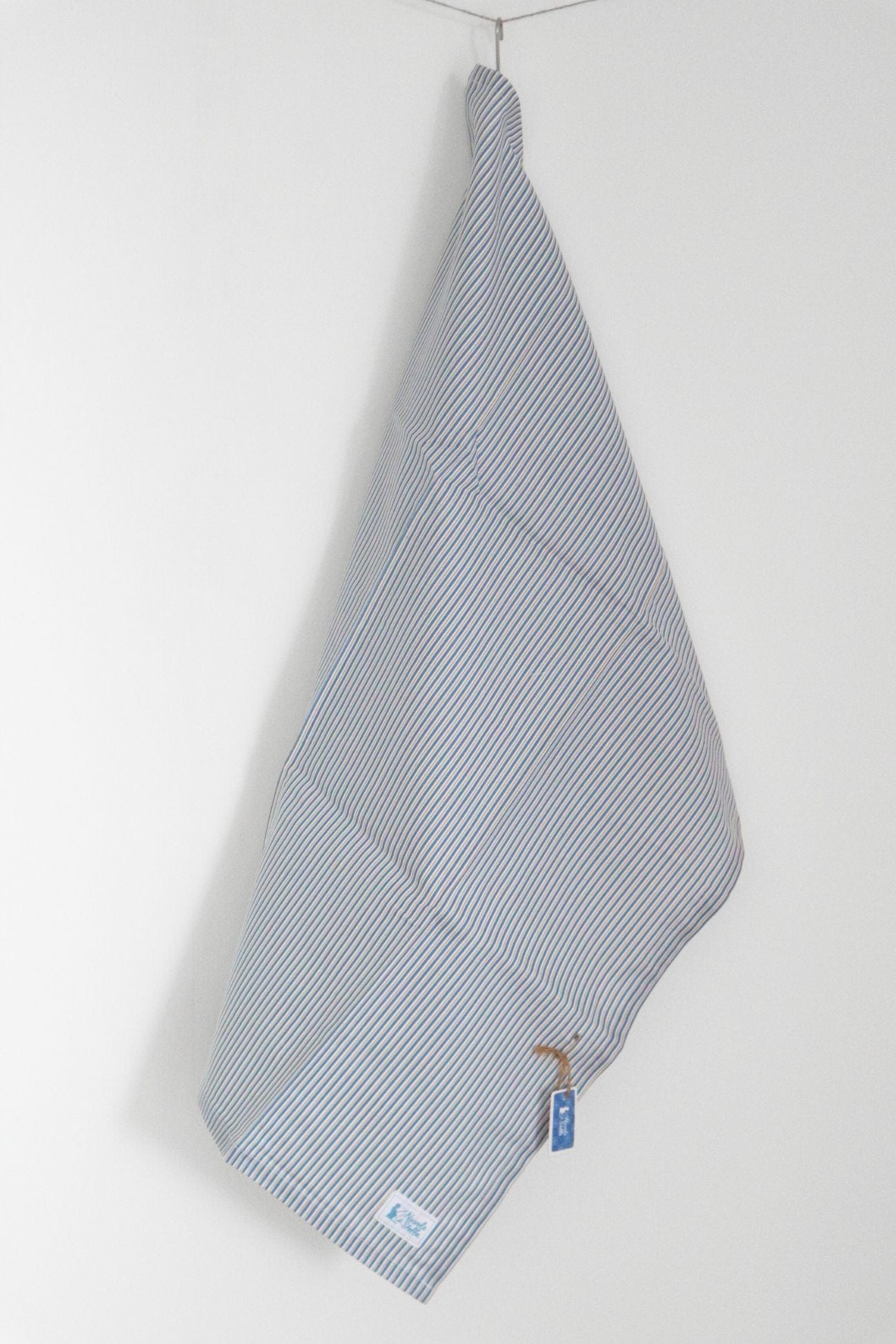 Nuvole di Stoffa Glauco Glauco - Canovaccio in cotone bianco e azzurro | Nuvole di Stoffa