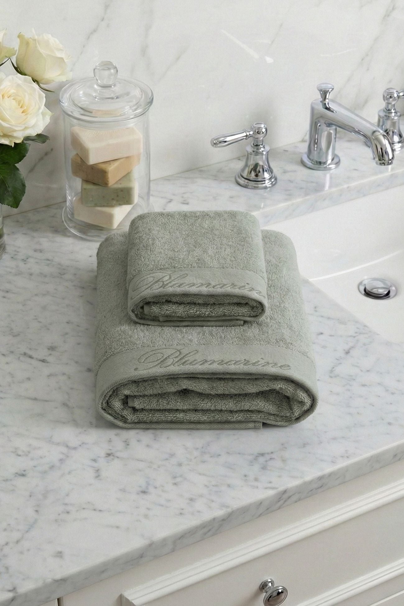 Spa Coppia Asciugamani Ardesia