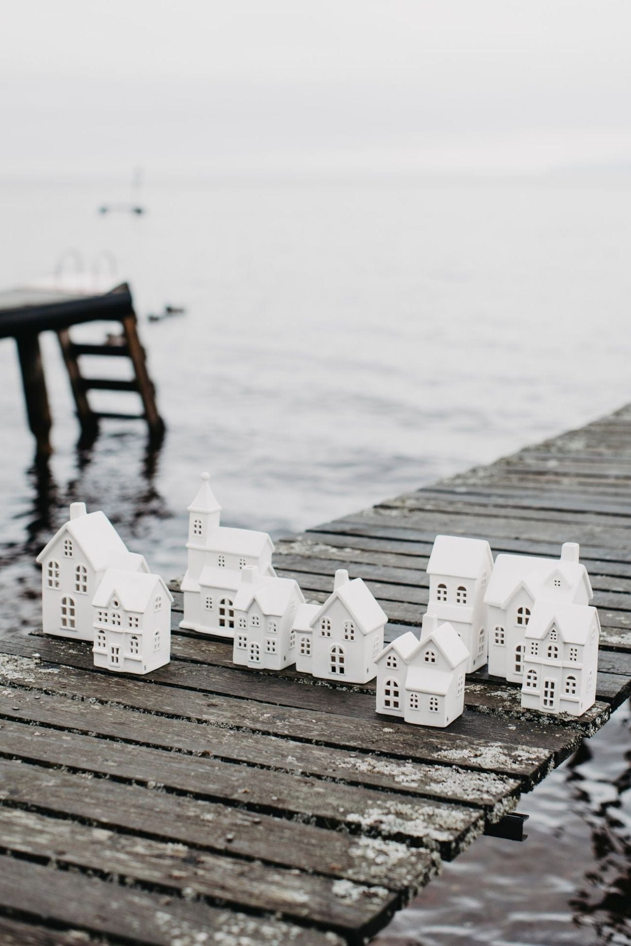 Storefactory Scandinavia Byn Byn - Casetta decorativa in ceramica opaca bianca | Storefactory Scandinavia